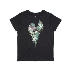Kid's Fantail Black T-Shirt