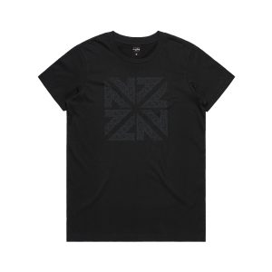 Women’s NZZN Whakairo T-shirt Black