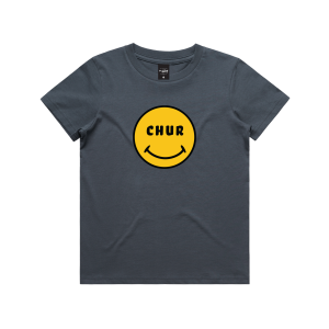 Chur Smiley Kids Petrol T-Shirt