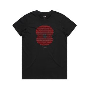 RSA Gradient Poppy Women’s T-Shirt Black