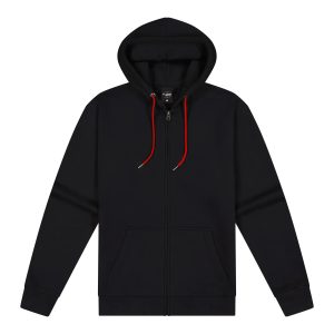 Alternative view of RSA Gradient Poppy Zip Hooded Sweater Black