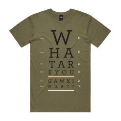 Gawking At army green t-shirt