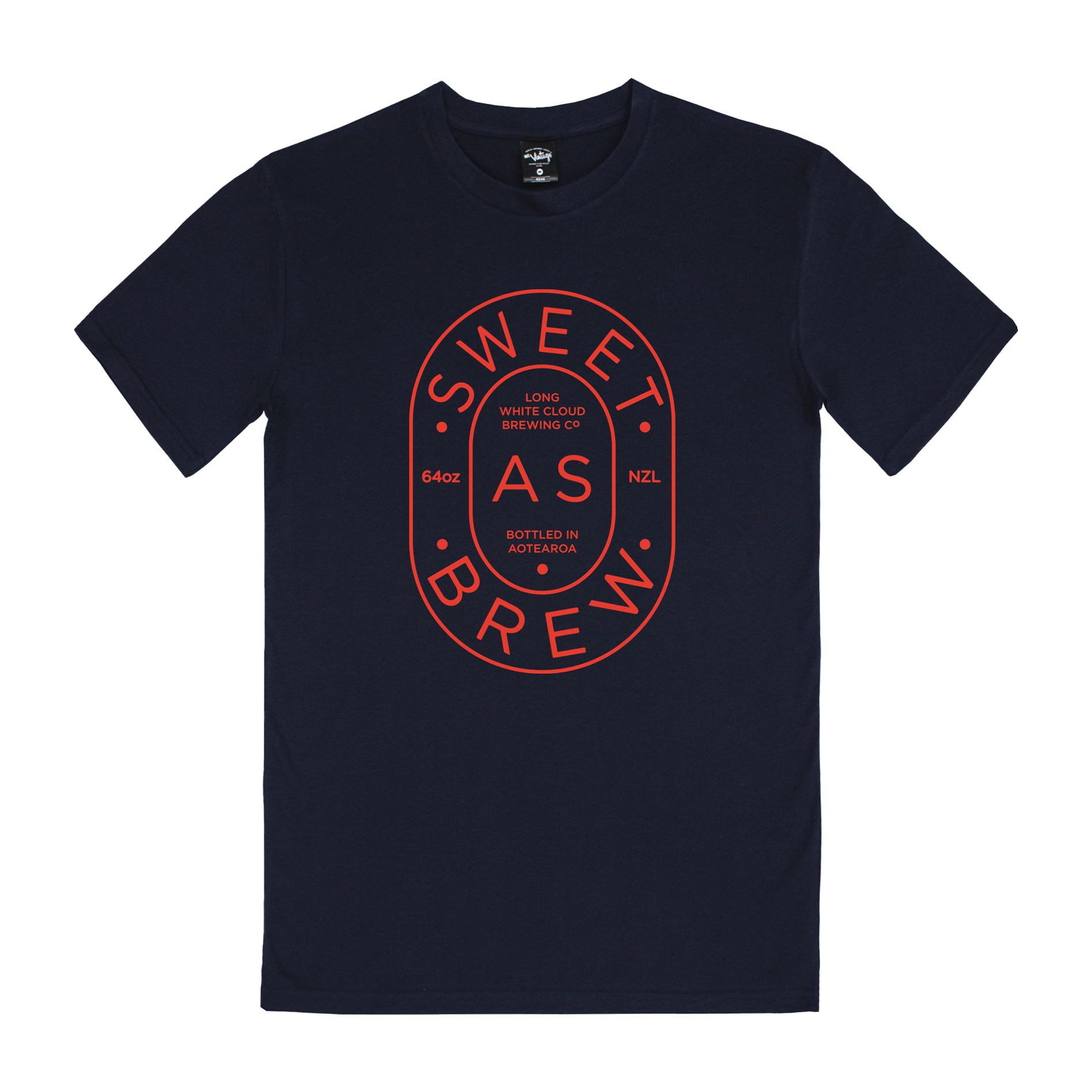 Sweet As Brew Mens Navy T-shirt King Size