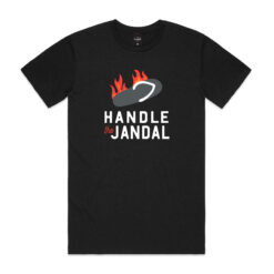 Men’s Handle the Jandal T-shirt Black