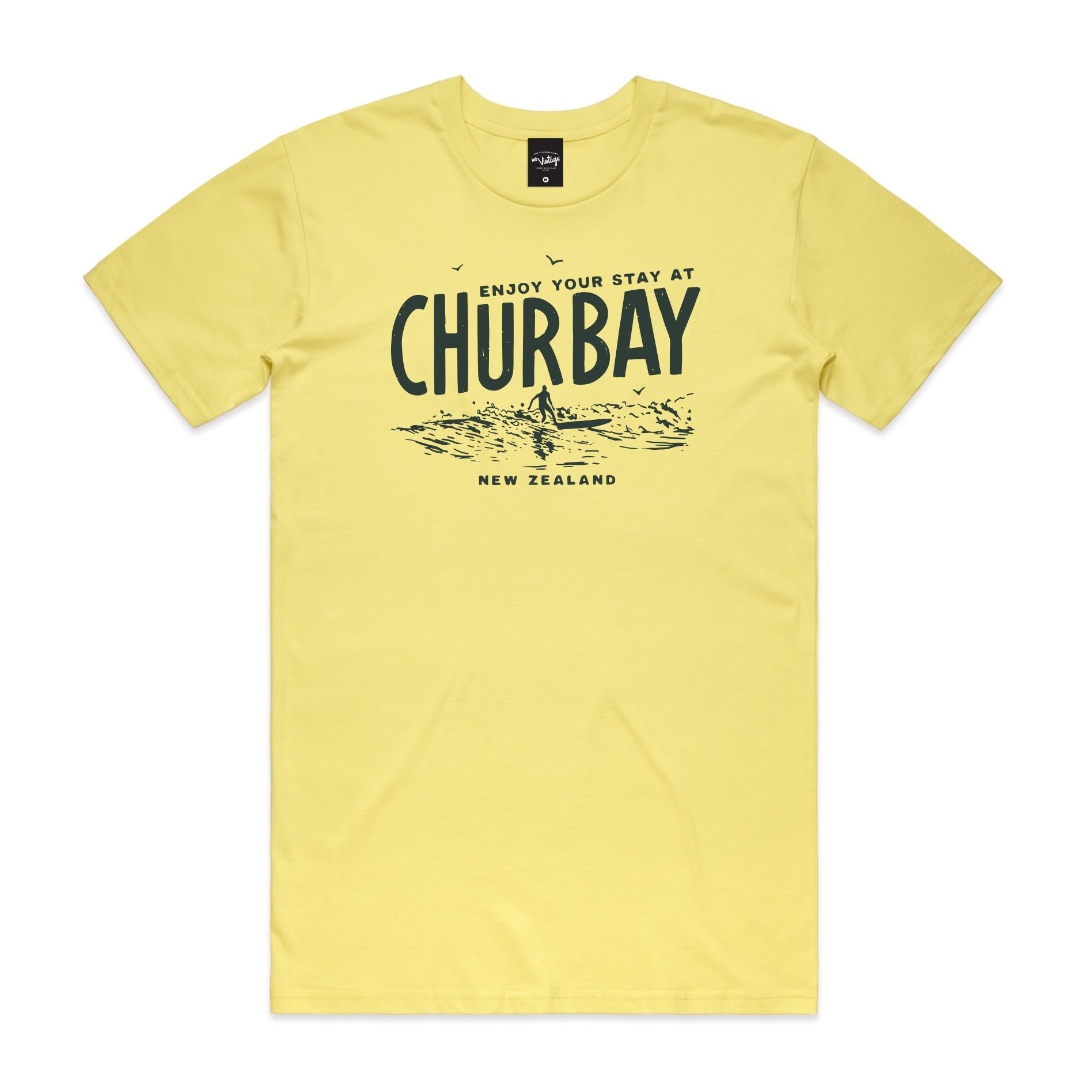 Bay mens lemon t-shirt - Mr Vintage New